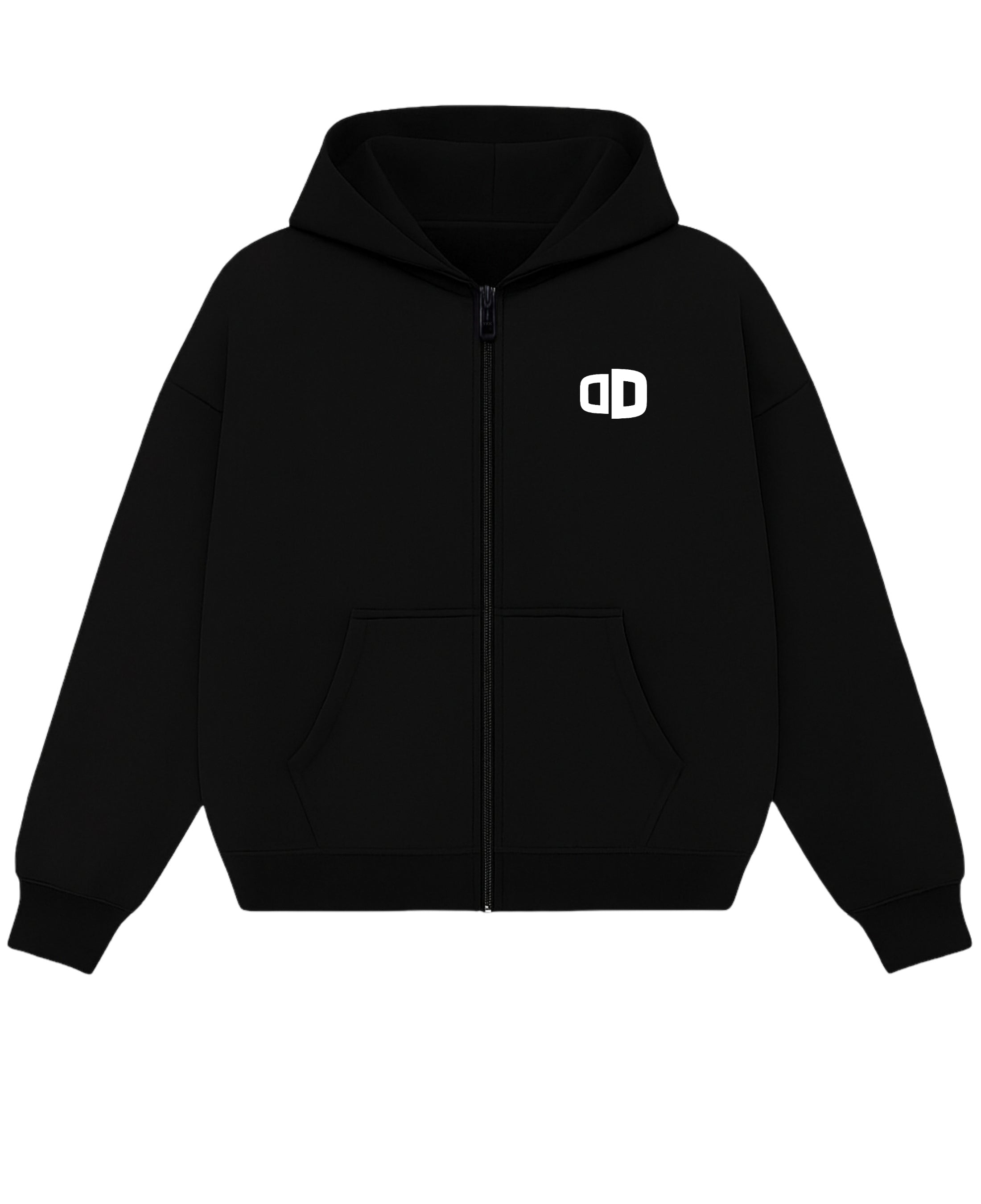Zipper Hoodie Front Design